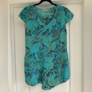 Soft Surroundings watercolor tunic top